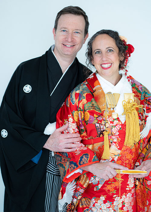 In a kimono in 30 minutes.
